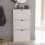 Vida Designs (White) 3 Drawer Shoe Cabinet Hall Storage (FSC 100%) 4