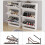 Vida Designs (White) 3 Drawer Shoe Cabinet Hall Storage (FSC 100%) 5