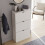 Vida Designs (White) 3 Drawer Shoe Cabinet Hall Storage (FSC 100%) 6