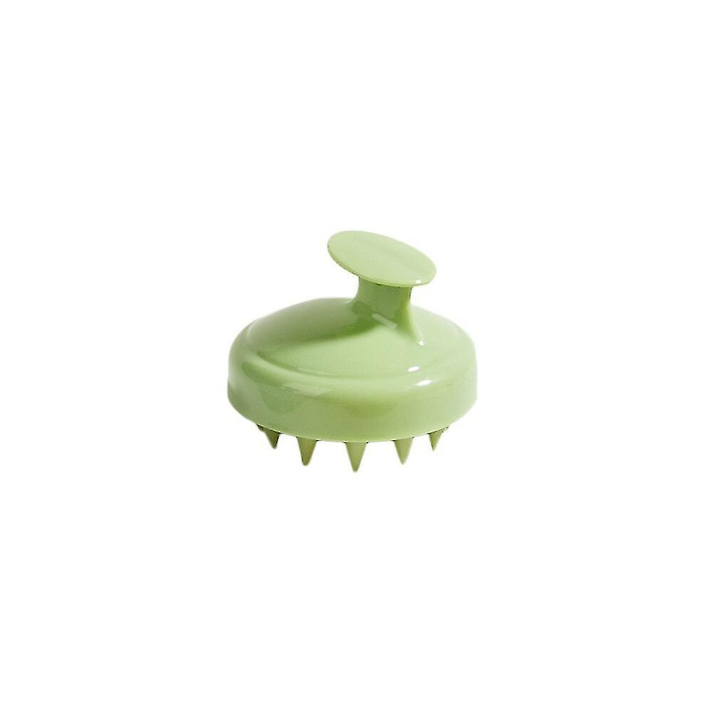 (green) Natural Wheat Scalp Massaging Shampoo Brush Hair Growth Scalp Massage Scalp