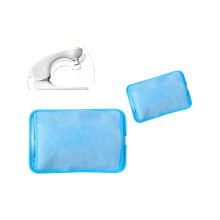 ELECTRIC RECHARGEABLE HOT WATER BOTTLE BED HAND WARMER MASSAGING HEAT PAD