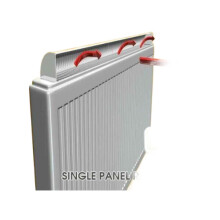 (1000mm (booster size 950mm), Single) Radiator Booster & Heat Diverter