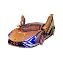 1:24 Big Size Lamborghini Sian Alloy Car Model Die Cast Sports Car Toys For Children Boys Strong
