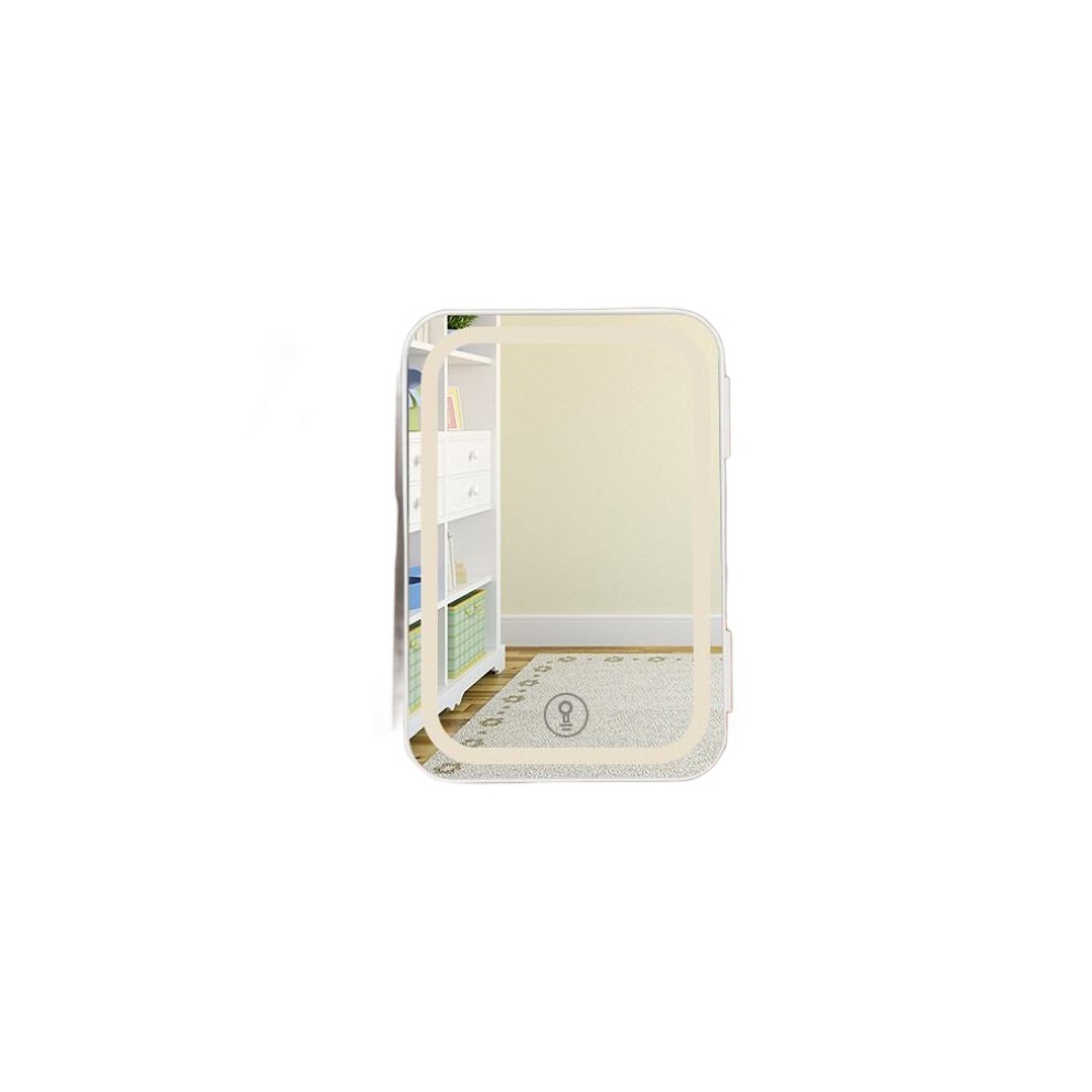 8l mini tabletop fridge for caravan bedroom workshop light up mirror