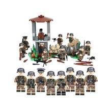 Fit Lego WW2 WWII German Soldiers Weapons Kids Toys Gifts