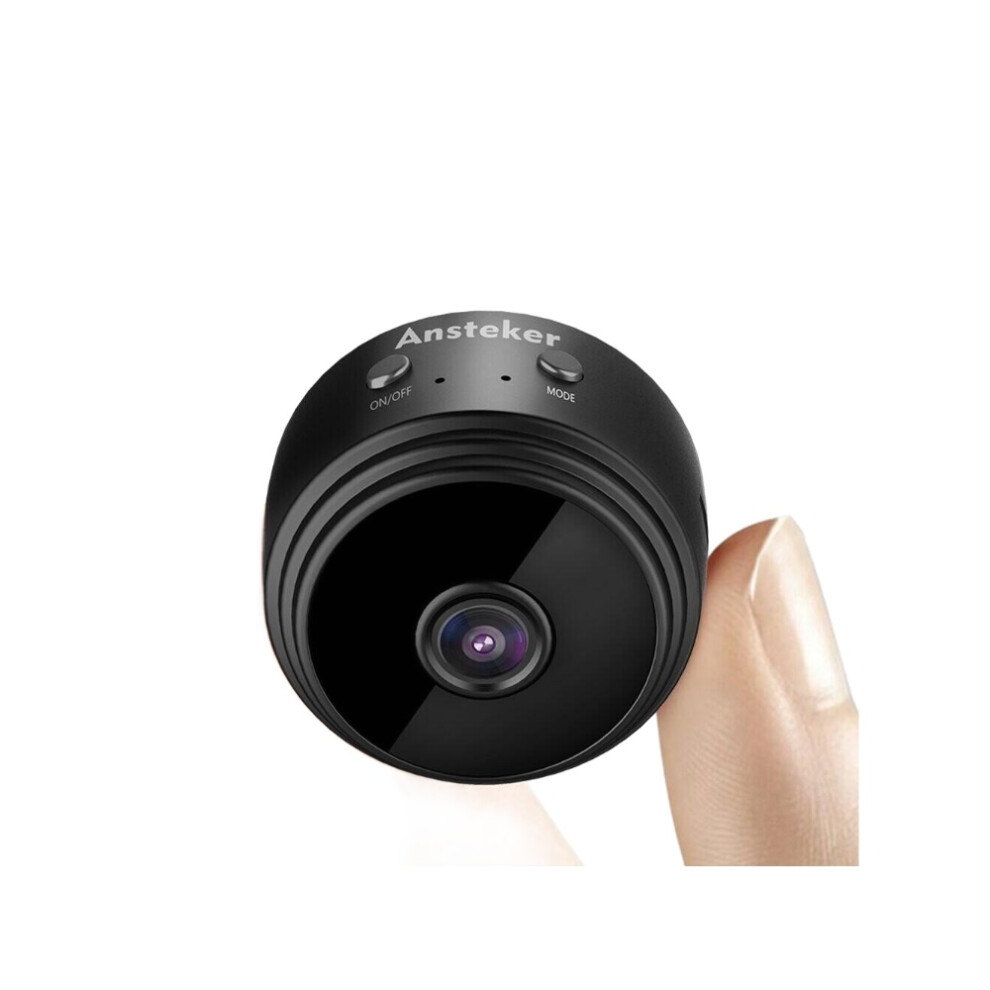 Mini Spy Camera, Ansteker WiFi Hidden Camera Wireless HD 1080P with Motion Detection Night Vision Indoor Security Cameras, Nanny Baby Pet Cam for...