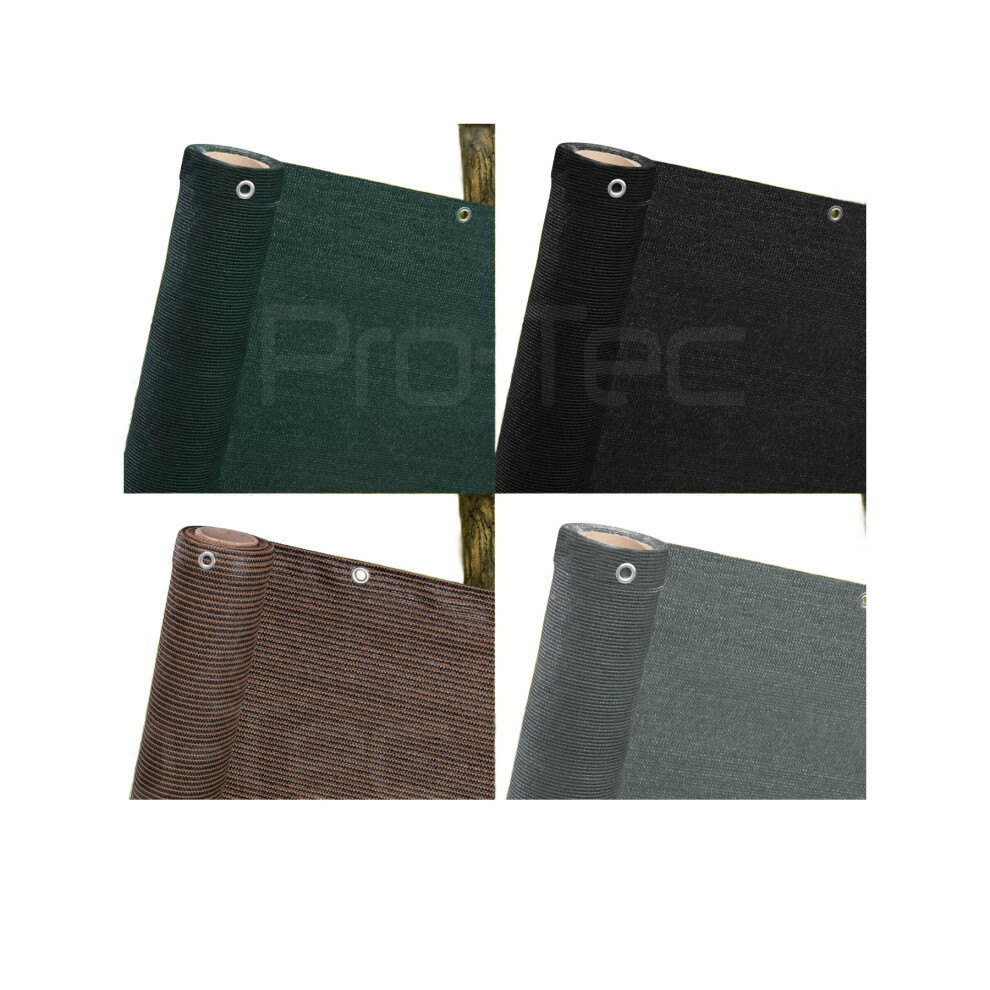 (Brown, 2m x 10m) 220gsm Garden Privacy Screen Netting Fence Balcony Pergola Shade Windbreak Net-image-OPC-P8ZFVXN-NEW