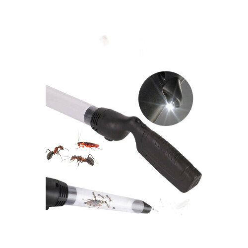 Powerful Handheld Bug Vacuum Electronic Insect Catcher With LED Light