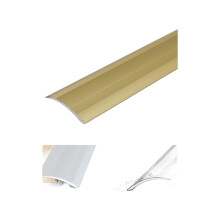 (1.0m, Gold) A48 41mm Anodised Aluminium Self Adhesive Door Threshold Ramp Profile