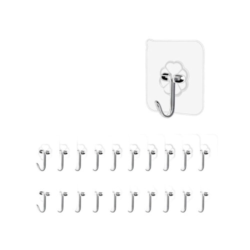 (6*6CM) Self Adhesive Hooks Strong Sticky Seamless Holders