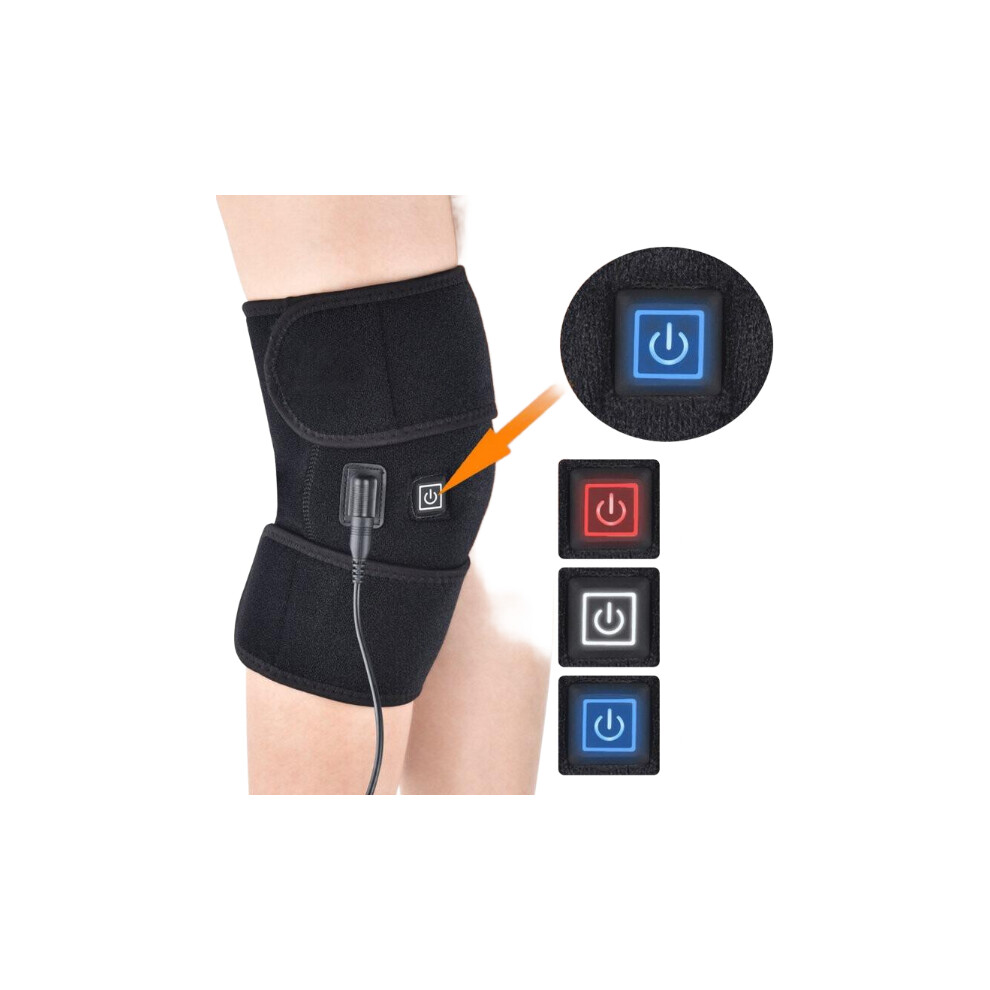 (USB) Electric Heating Knee Pads for Arthritis Thermal Heat Therapy
