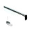 (900mm) WARDROBE OVAL CHROME HANGING RAILS 300mm-2800mm 1