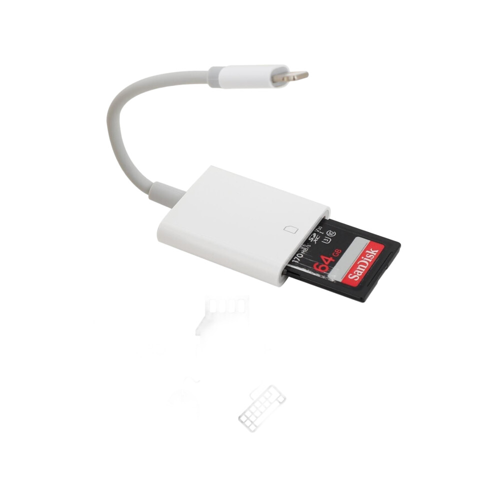3 in1 SD Card Reader USB Camera Connection Kit for Apple iPad/iPhone