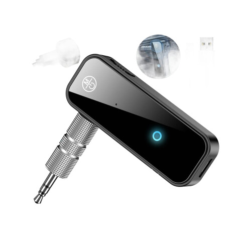 Ranpo 2 in 1 Wireless Car Aux Bluetooth Audio Receiver Adapter Transmitter 3.5mm Jack