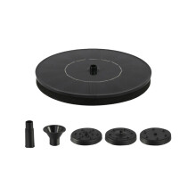 (1.4W) Solar Powered Fountain Water Pump Night Floating Garden Bird Bath