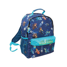 Lego Movie 2 Blue Let's Build Together Character Backpack - Emmet, Wyldstyle & Batman (79693)