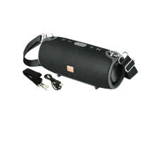 (Black) Portable Wireless Bluetooth Speaker Waterproof
