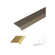 (0.9m, Champagne) A01 30mm Anodised Aluminium Door Threshold Ramp Profile