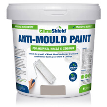 (5 Litres, Mountain Stone) SmartSeal Anti-Mould Paint - For Bathroom, Kitchen, Bedroom Walls & Ceilings - Protection Against Dangerous Mould