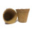 (10) Jiffy Coir Organic Biodegradable Plant / Flower Pots 6x6cm 3