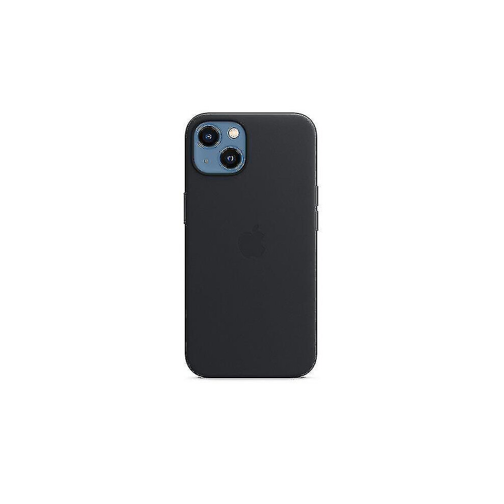 Leather Phone Case For Iphone 13 Leather Case With Magsafe Midnight Black