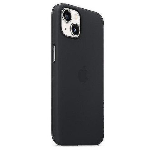 Leather Phone Case For Iphone 13 Leather Case With Magsafe Midnight Black 1