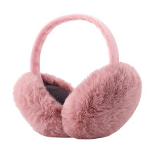 (Pink) Winter Women Kids Fleece Plush Soft Cute Earmuffs Girls Earflap Warmers Earmuff