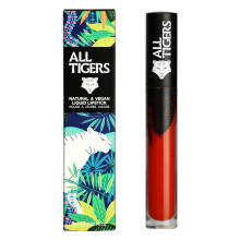 Luciu de buze, All Tigers, Natural & Vegan, Natural, Mat, 886, Zguduie pământul, 8 ml