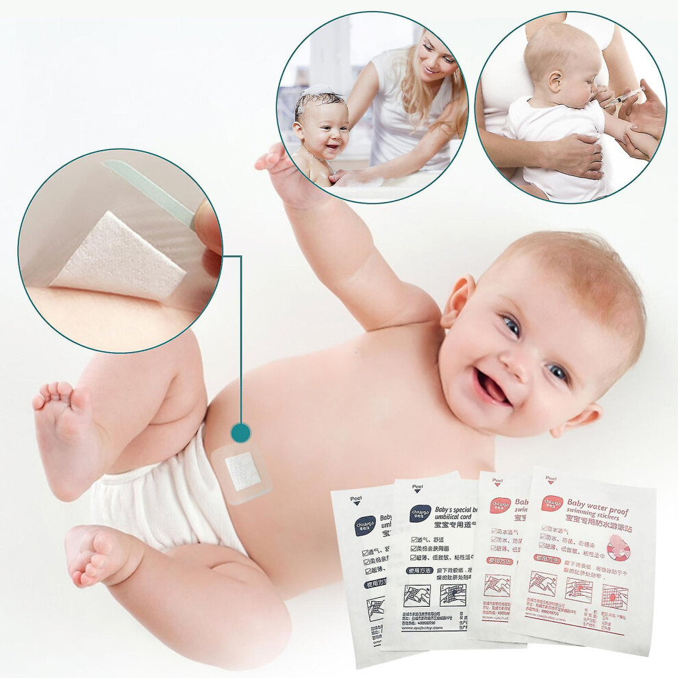 Baby Bath Waterproof Navel Patch Breathable Newborn Umbilical Patch New