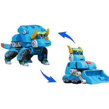 (No Box Tomo) Newest Abs Min Deformation Gogo Dino Action Figures Rex Transformation Car Airplane Motorboat Crane Dinosaur Toys For Kids C