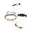 2 Pcs Natural Shell Anklet Shell Crochet Ankle Bracelet Handmade Boho Shell Bead Anklet 3