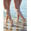 2 Pcs Natural Shell Anklet Shell Crochet Ankle Bracelet Handmade Boho Shell Bead Anklet 2