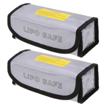 2x Fireproof LiPo Battery Bag Explosion-Proof Safety Safe Charging Container