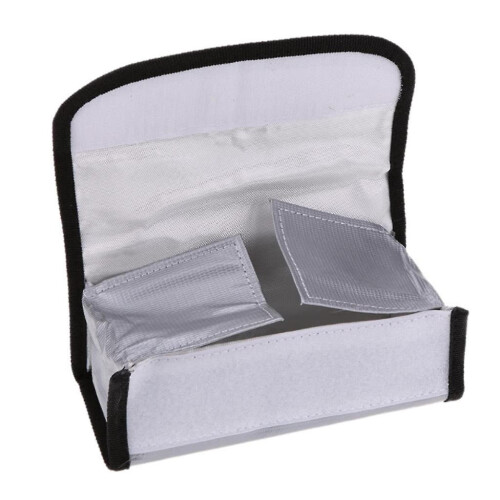 2x Fireproof LiPo Battery Bag Explosion-Proof Safety Safe Charging Container 1