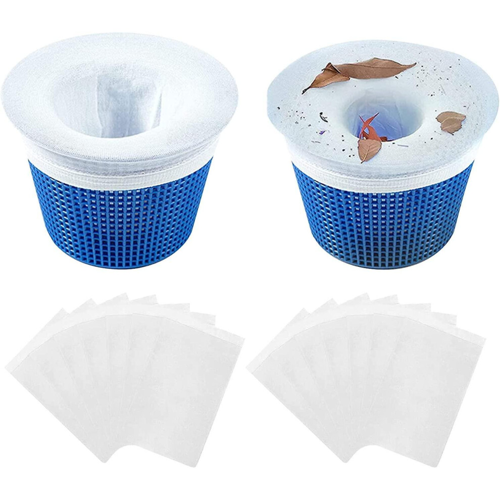 20 Pieces Pool Skimmer Socks, Skimmer Sock, Pool Skimmer Socks, Elastic Durable Filters, For Skimmer