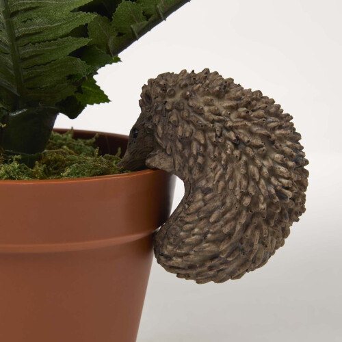 Homescapes HOMESCAPES Hedgehog Pot Hangers - Pot Decoration 1
