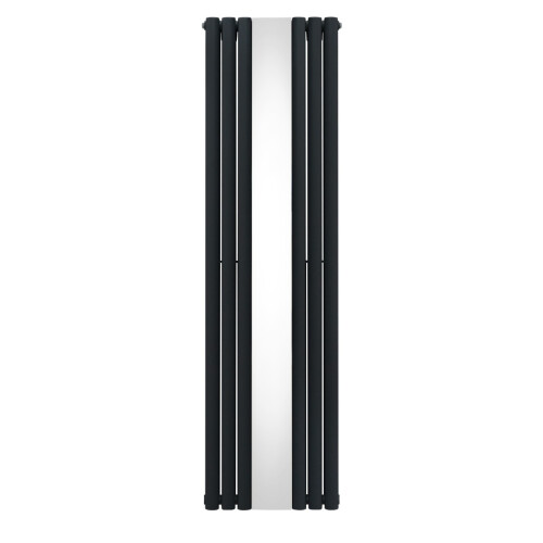 Ovaler Spiegelheizkörper - 1800mm x 500mm - Anthrazitgrau 1