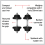 Body Revolution Cast Iron Dumbbell Set 30kg 3