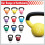 Body Revolution Neoprene Kettlebells 4kg 4