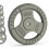 2 x 20 kg βαρίδια από χυτοσίδηρο - τυπική λαβή Tri Grip 1" 8