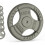 2 x 20 kg βαρίδια από χυτοσίδηρο - τυπική λαβή Tri Grip 1" 6