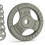 2 x 20 kg βαρίδια από χυτοσίδηρο - τυπική λαβή Tri Grip 1" 4