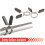 Body Revolution EZ 1" Barbell Bar 1,2 m Spinlock Collar 7