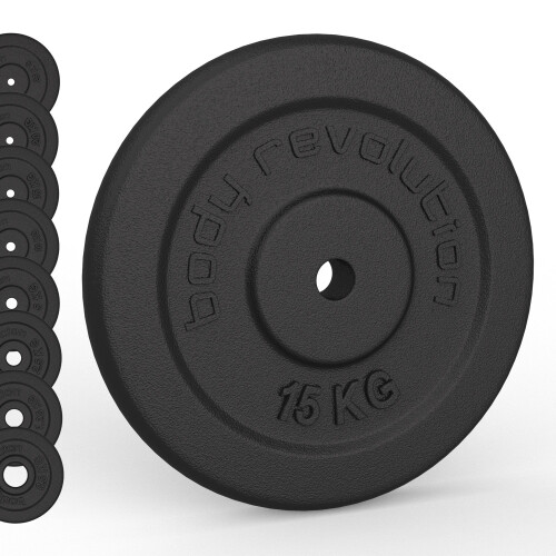 Vægtskiver i støbejern, 2 x 20 kg 1