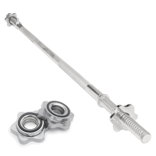 Body Revolution gerade Hantelstange 1" Standard 1.2m Spinlock Manschette 2