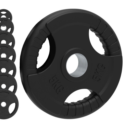 Ελαστικά Βάρη Olympic Tri-Grip – Μαύρα, Ζεύγη και Σετ