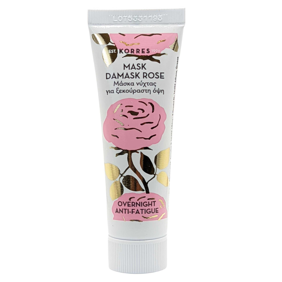 Korres Mask Face Overnight Anti Fatigue 18ml Damask Rose