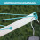 Rotary Airer-16M Portable 4 Arm - Alumin 8