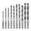 Einhell Einhell Universal Wood Drill Bit Set 10 Pieces Brad With S-CASE Box Accessory 6