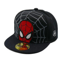 (Black) Spiderman Kids Baseball Cap Adjustable Children Snapback Hip Hop Cap For Boys Girls